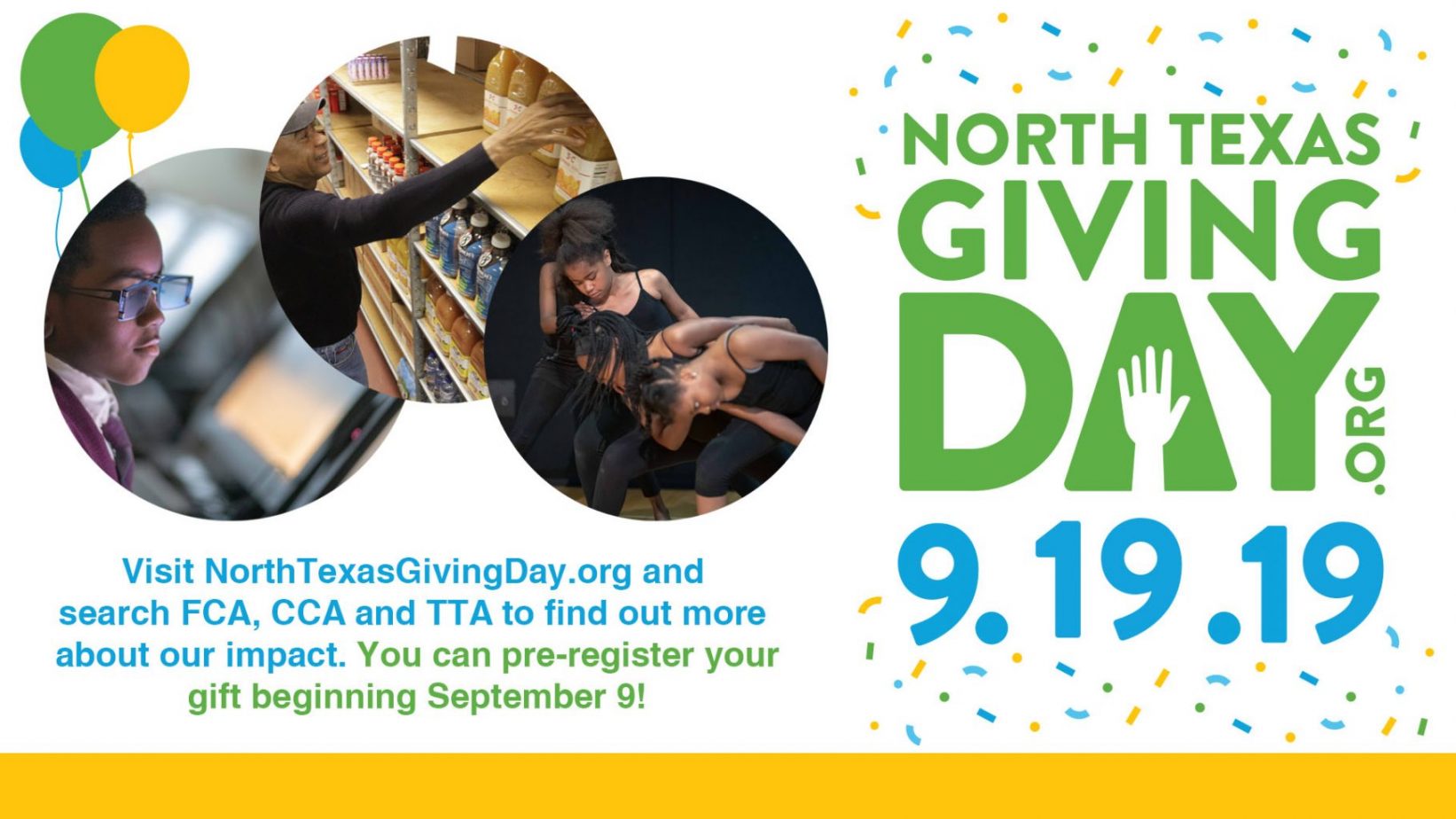 North Texas Giving Day - September 19, 2019