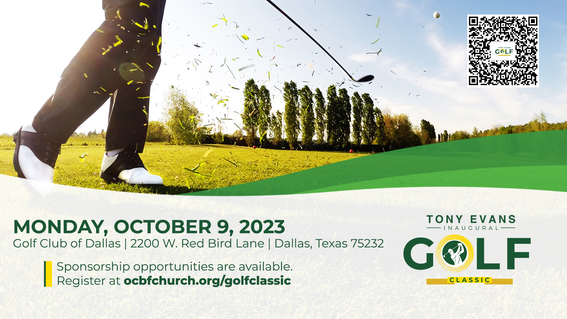 2nd Annual Tony Evans Golf Classic at the Golf Club of Dallas October 9, 2023